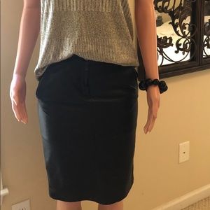 Day Birger et Mikkelsen Leather Skirt (Black)